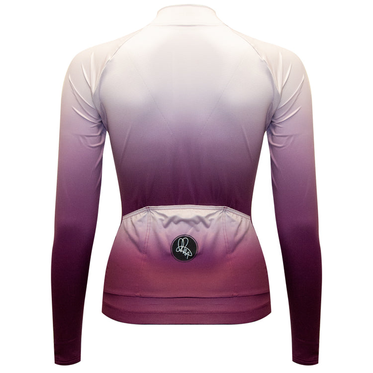 Women's Purple Dissolve Long Sleeve Foundation Jersey