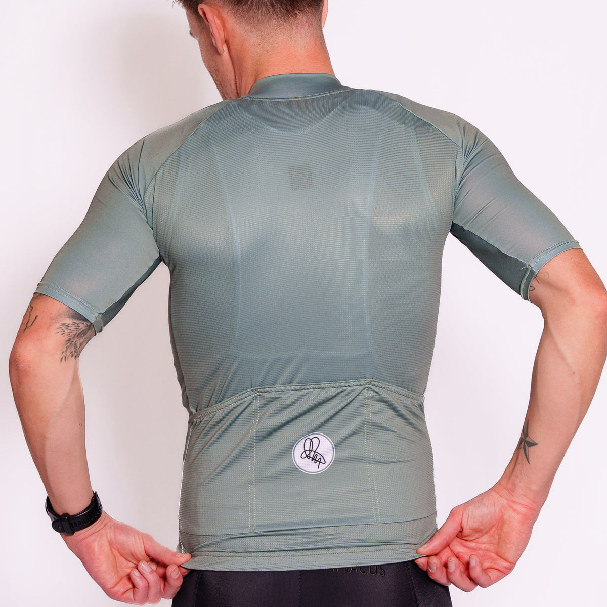 Men's Bistro Green Foundation Jersey Attacus Cycling