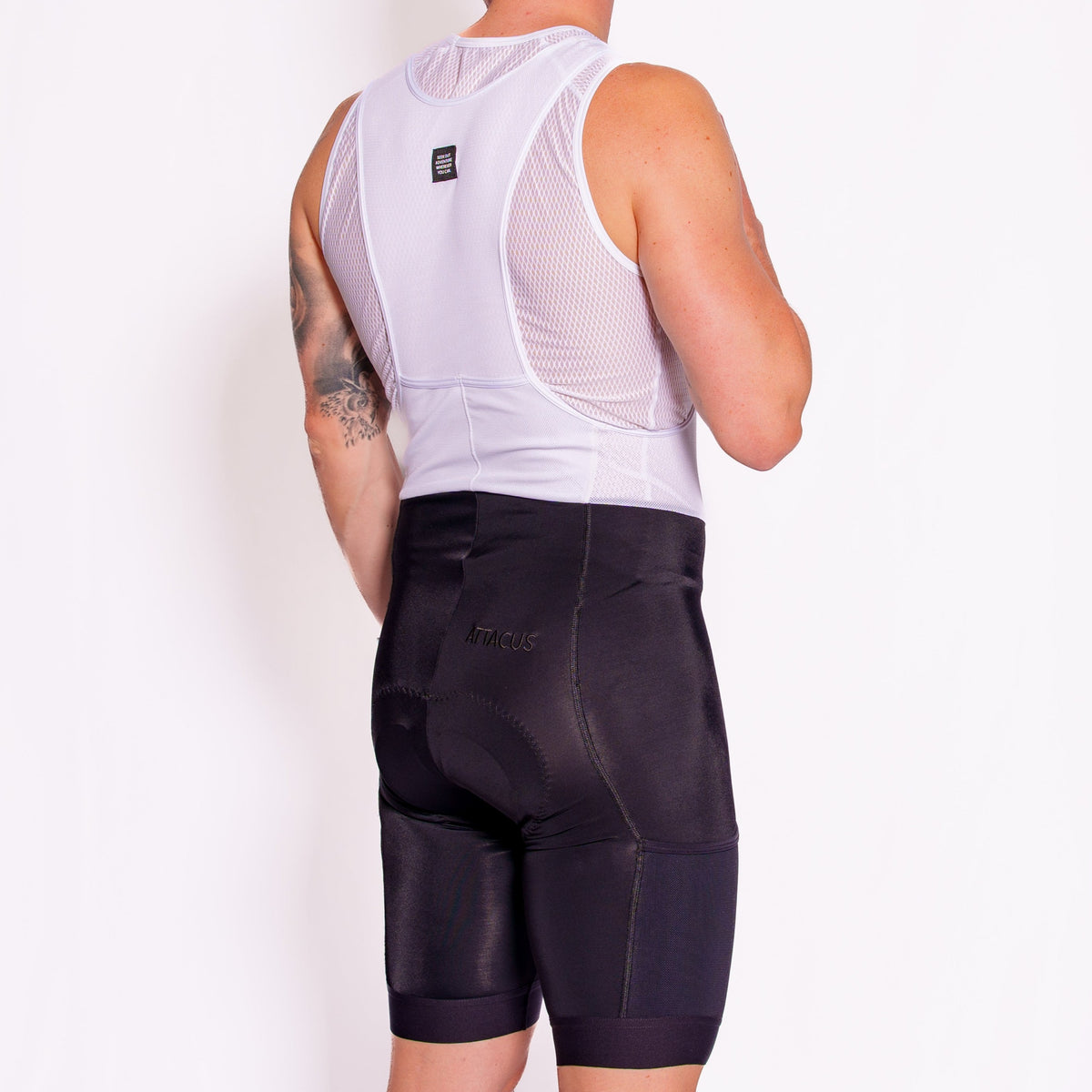 Men's Black Adventure Bib Shorts â Attacus Cycling