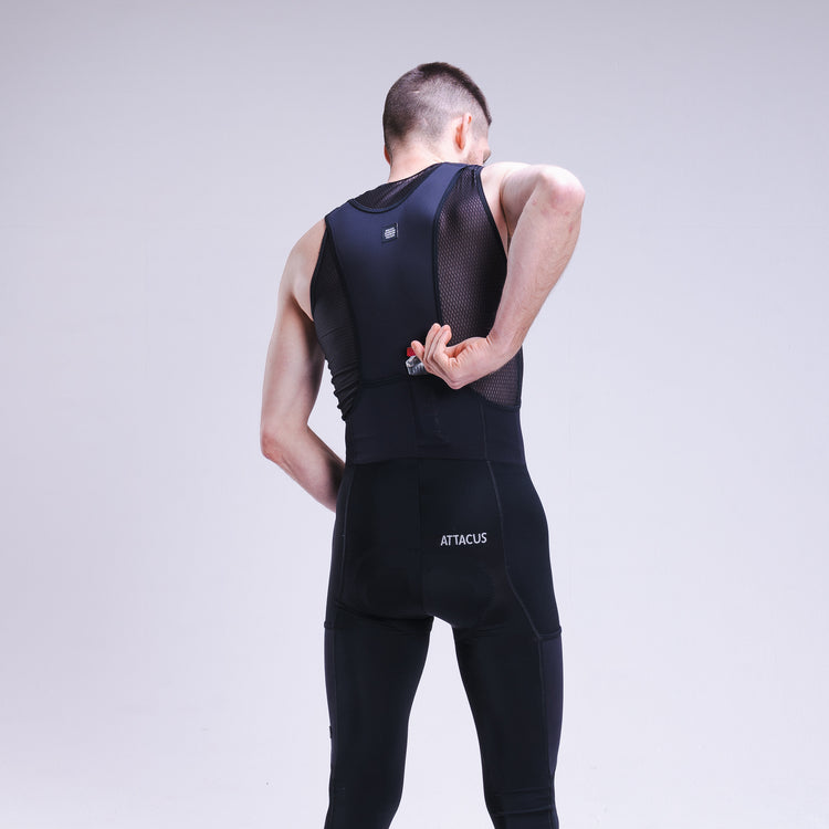 Men's Black Adventure Bib Tights