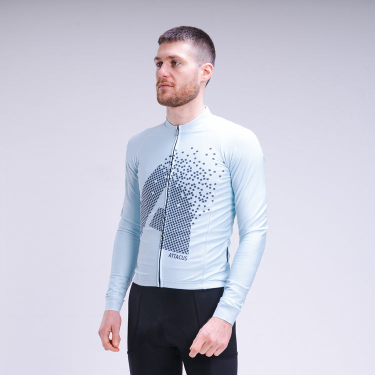 Men's Pixel Thermal Long Sleeve Jersey