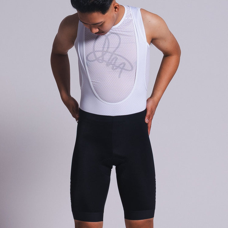 Men's Black Foundation Bib Shorts