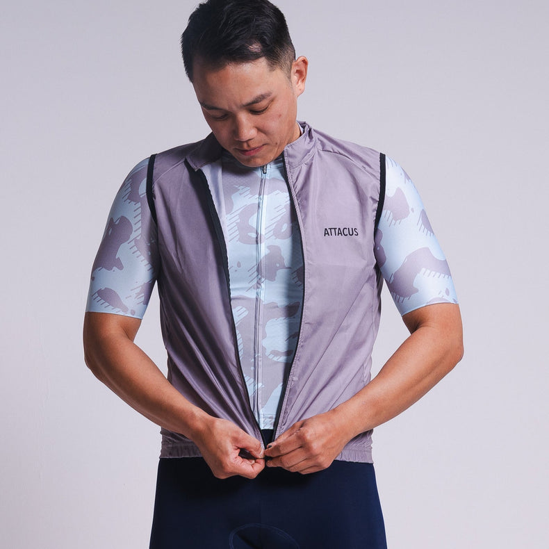 Men's Grey Lightweight Windproof Gilet