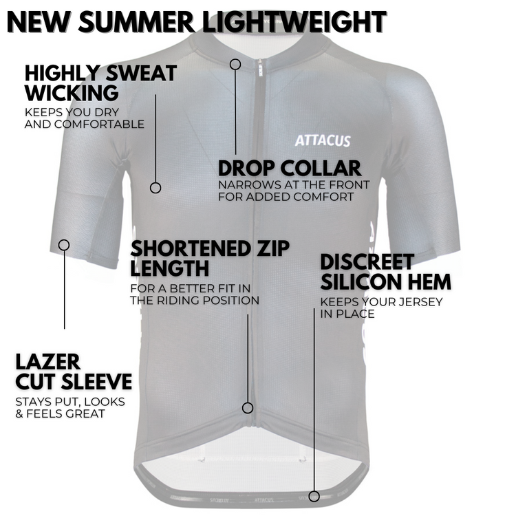 Men's Black Summer Jersey