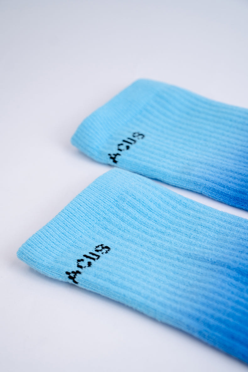 Blue Dissolve Casual Socks