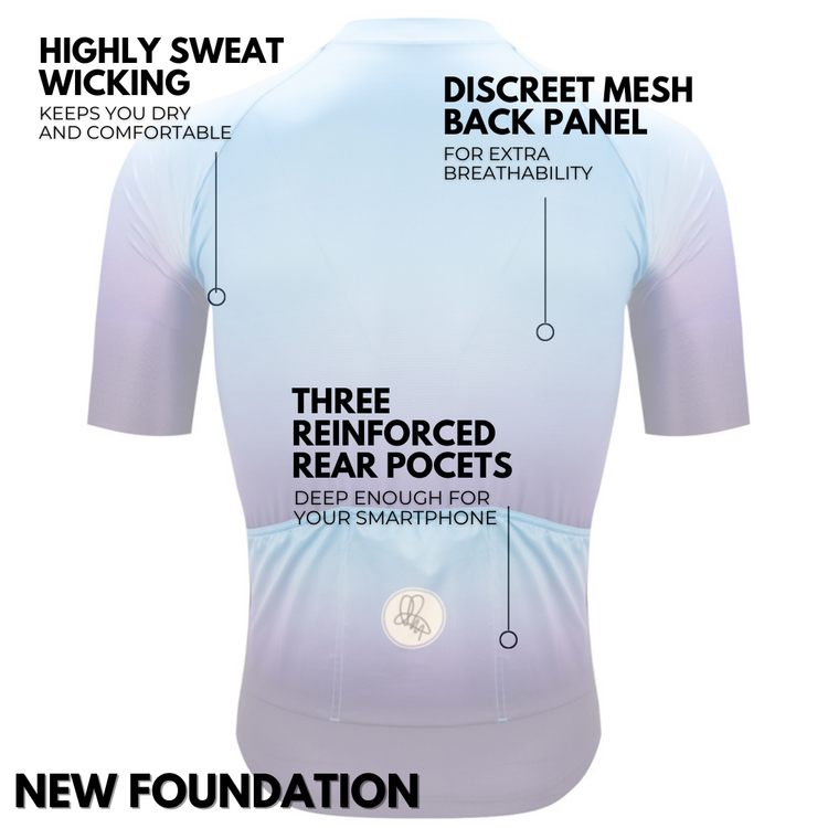 Men's Blue Dissolve Foundation Jersey