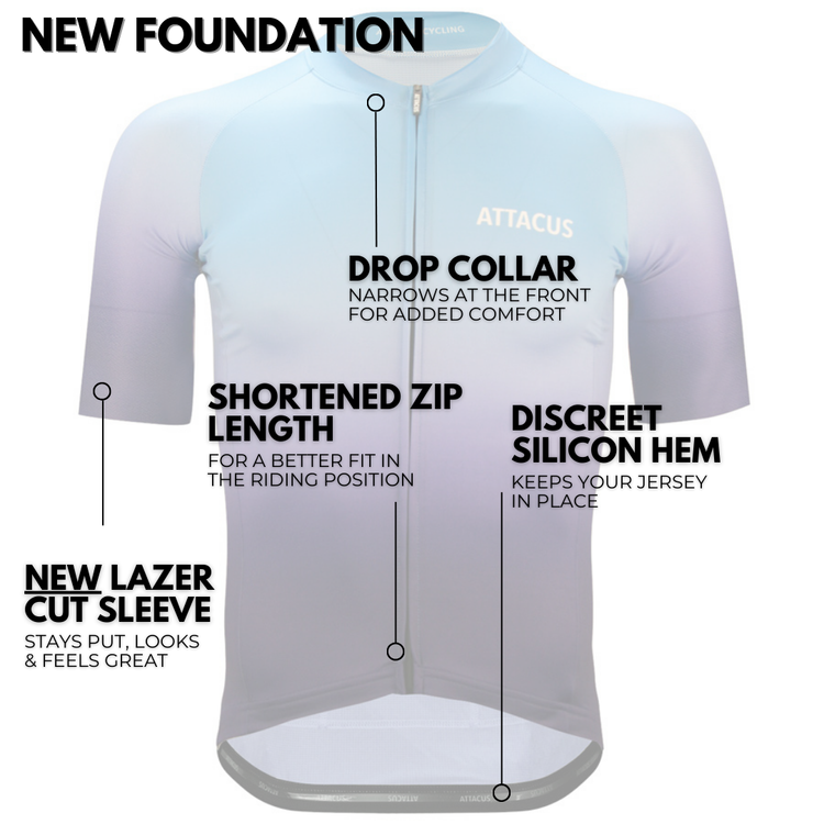 Men's Blue Dissolve Foundation Jersey