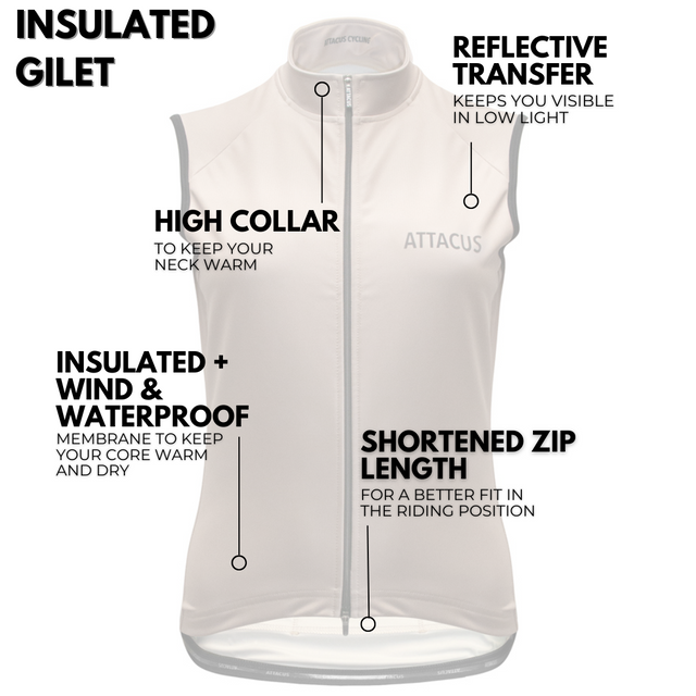 Women's Brown Insulated Gilet