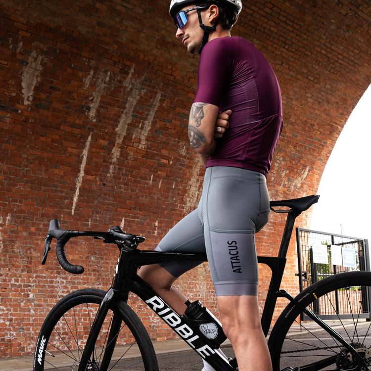 Enhanced Adventure Men's Cycling Bib Shorts Grey