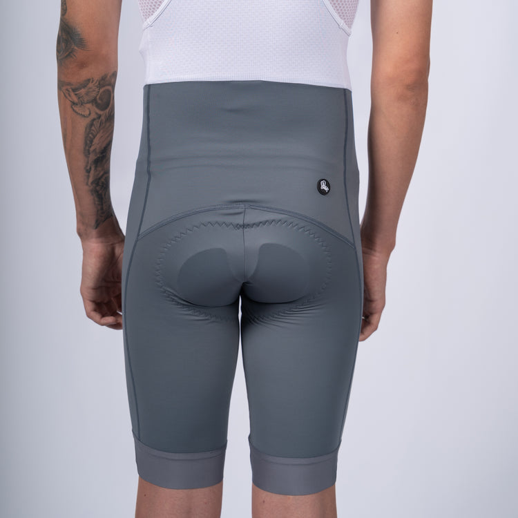 New Foundation Bib Shorts Men Grey