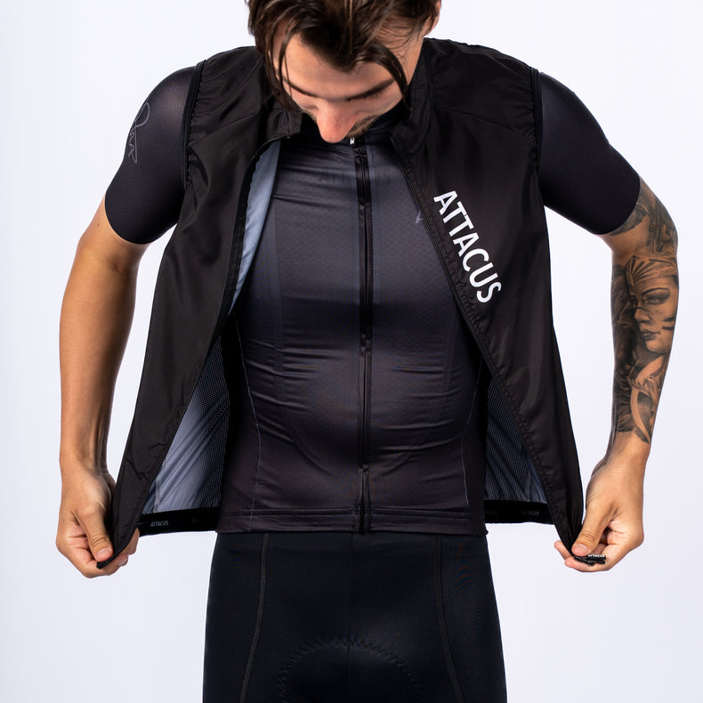 Riva New Men's Lightweight Gilet Black