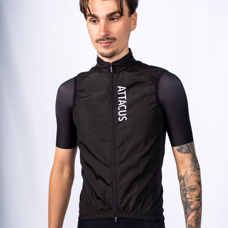 Riva New Men's Lightweight Gilet Black