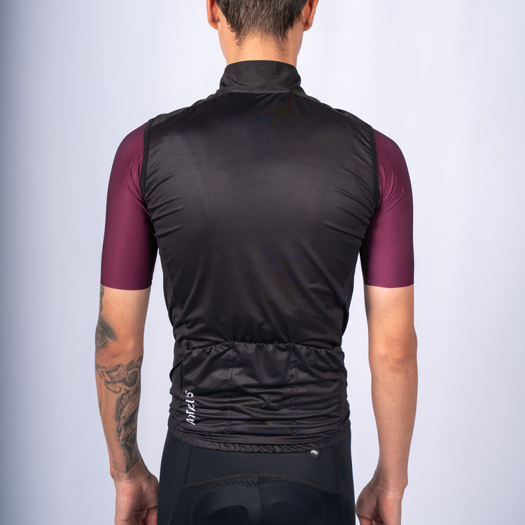 Riva New Men's Lightweight Gilet Black
