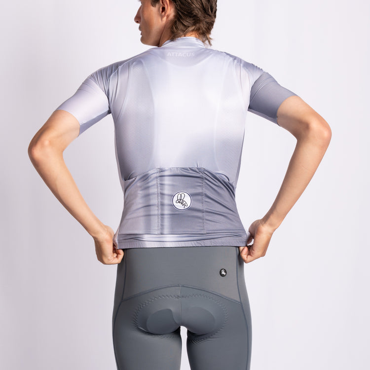 Phase Grey New Foundation Cycling Jersey Men