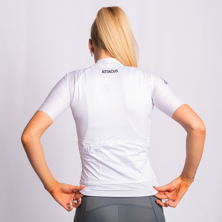 Apex White New Foundation Cycling Jersey Women