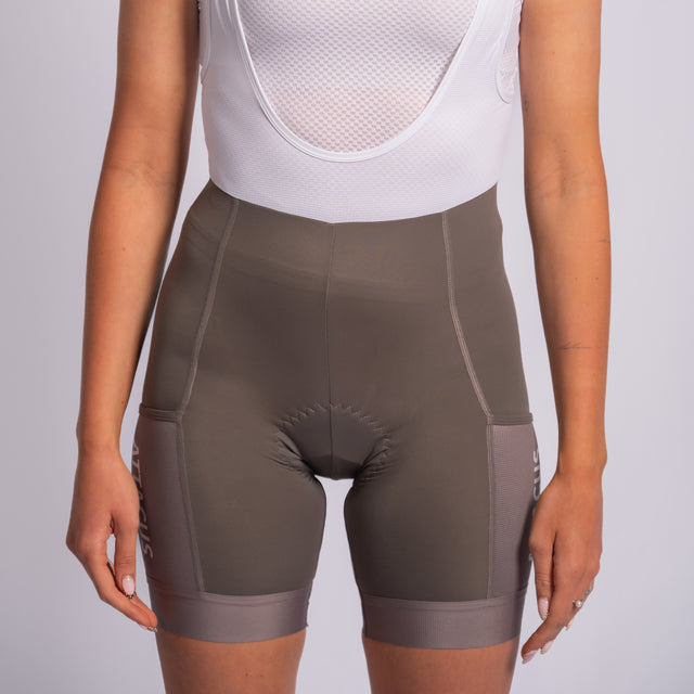 Enhanced Adventure Women's Cycling Bib Shorts Clay