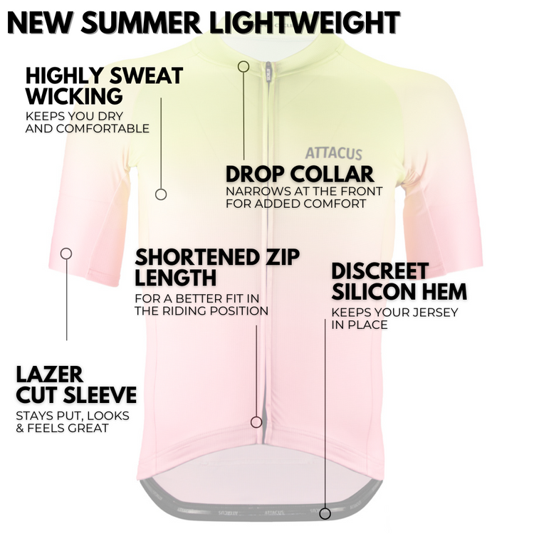 Men's Pink Lemonade Summer Jersey