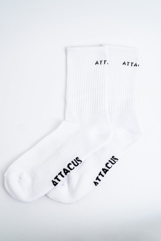 White Casual Socks
