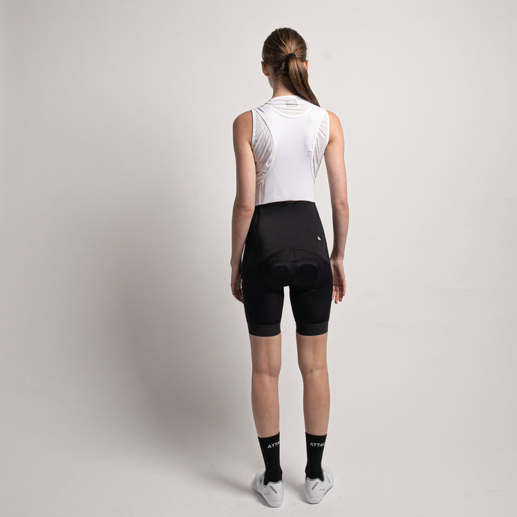 Women's Black Foundation Bib Shorts