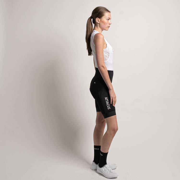 Women's Black Foundation Bib Shorts