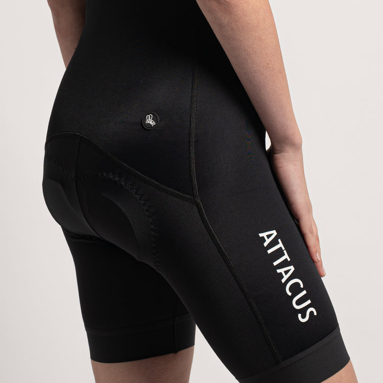 Women's Black Foundation Bib Shorts