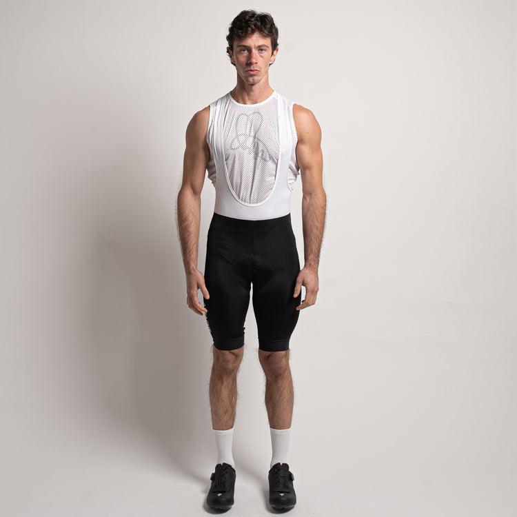 Men's Black Foundation Bib Shorts