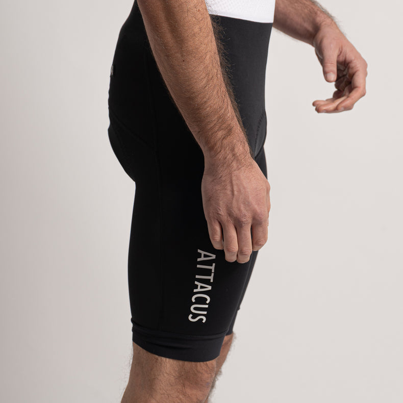 Men's Black Foundation Bib Shorts