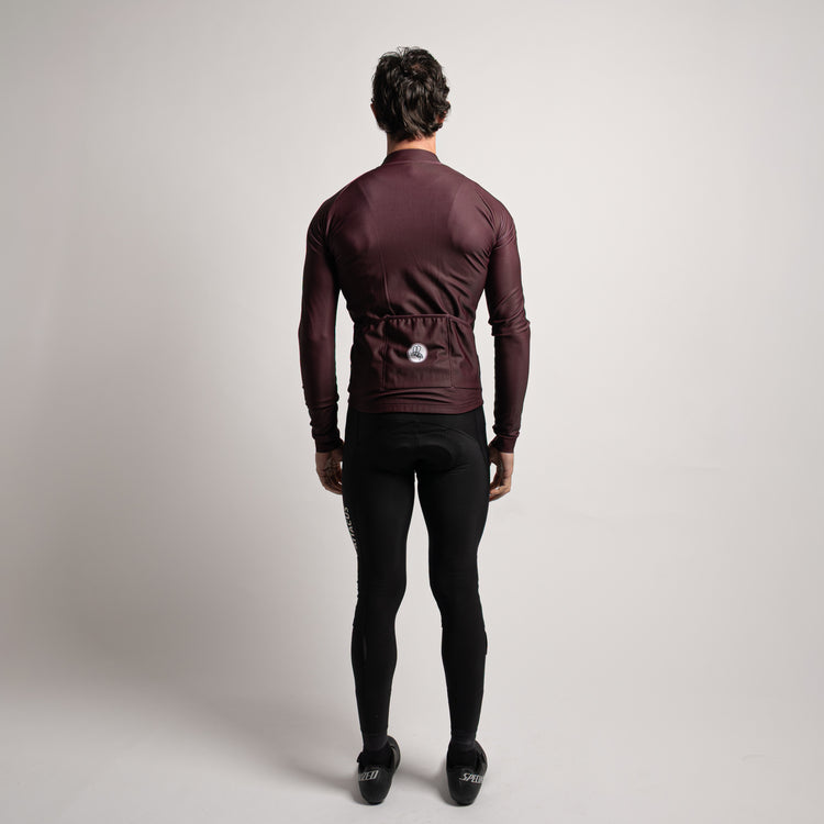 Dark Purple Thermal LS Jersey
