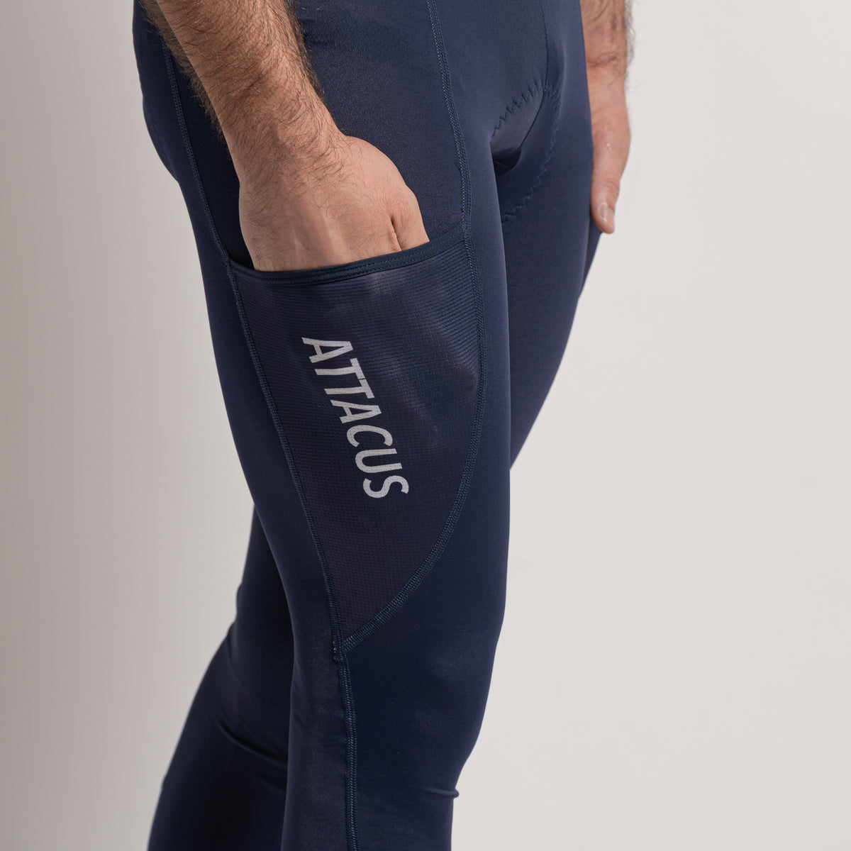 Men's Navy ADV Cycling Bib Tights – Attacus Cycling