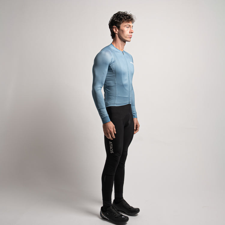 Smoke Blue LS Jersey