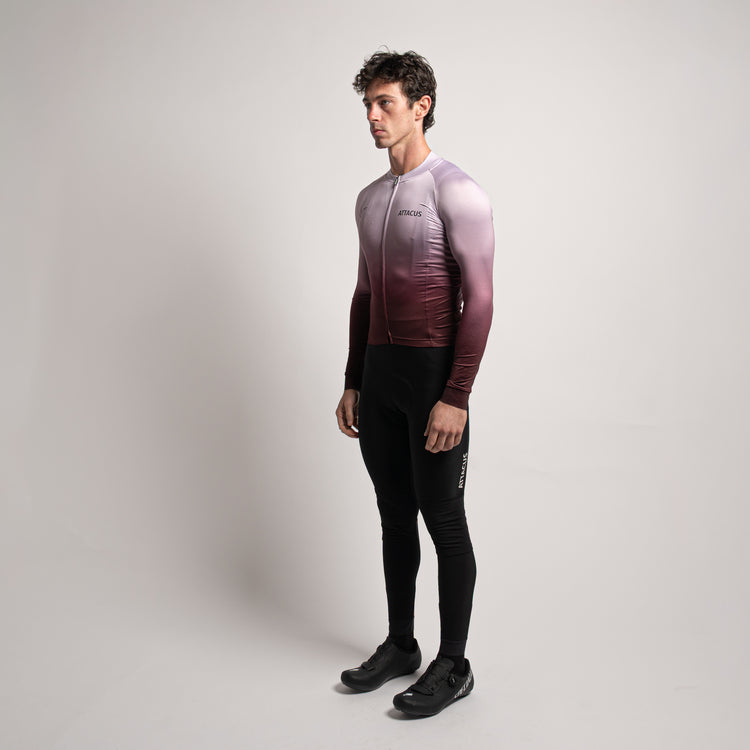 Dissolve Dark Purple LS Jersey