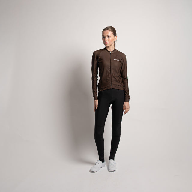 Brown Thermal LS Jersey W