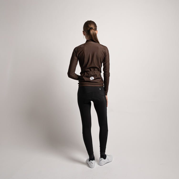 Brown Thermal LS Jersey W