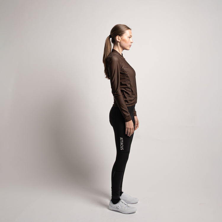 Brown Thermal LS Jersey W