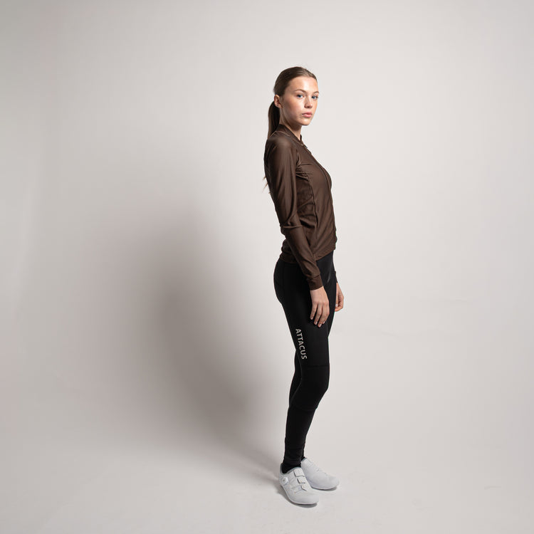Brown Thermal LS Jersey W