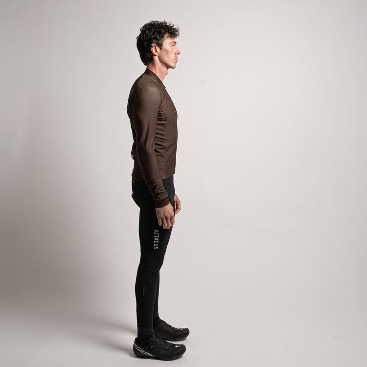 Brown Thermal LS Jersey