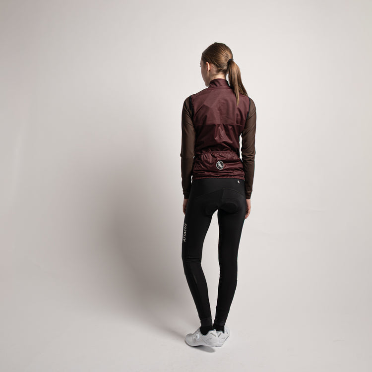 Dark Purple Insulated Gilet W