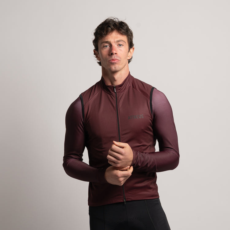 Dark Purple Insulated Gilet