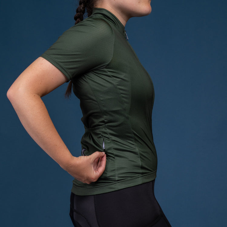 Women's Moss Green Cruiser Jersey
