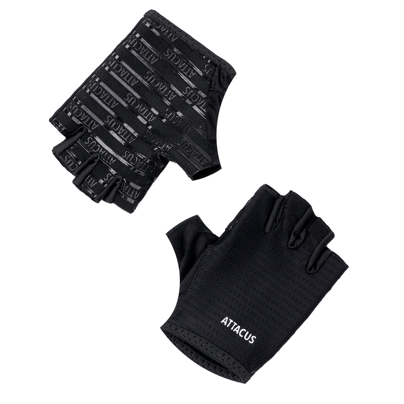Black Lightweight Short Finger Gloves