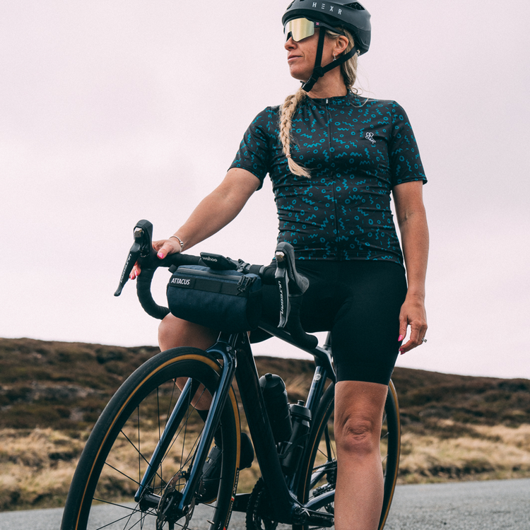 Women's Teal Sketch Cruiser Jersey