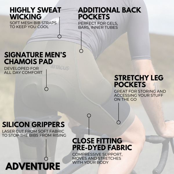 Men's Fern Adventure Bib Shorts