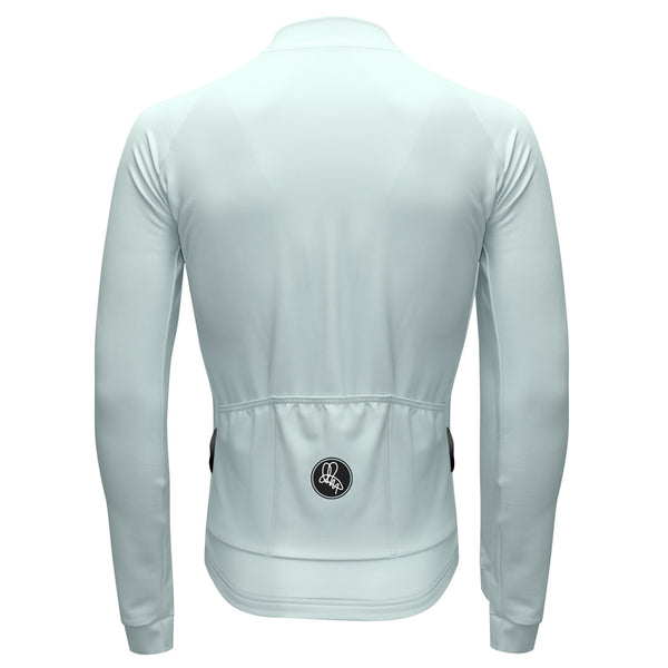 Men's Light Blue Thermal Long Sleeve Jersey