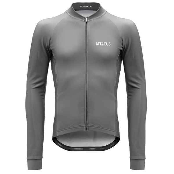 Men's Grey Thermal Long Sleeve Jersey