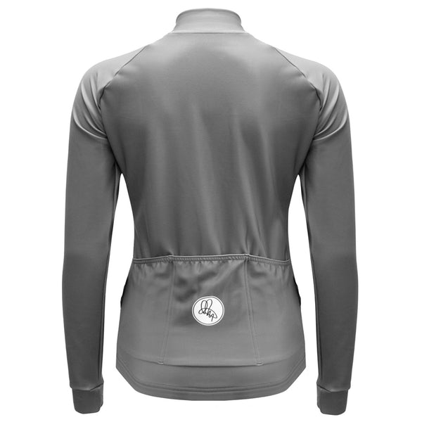 Women's Grey Thermal Long Sleeve Jersey