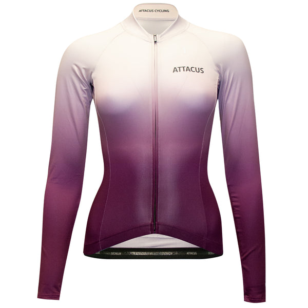 Women's Purple Dissolve Long Sleeve Foundation Jersey