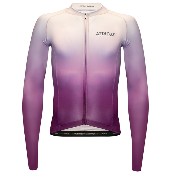 Men's Purple Dissolve Long Sleeve Foundation Jersey