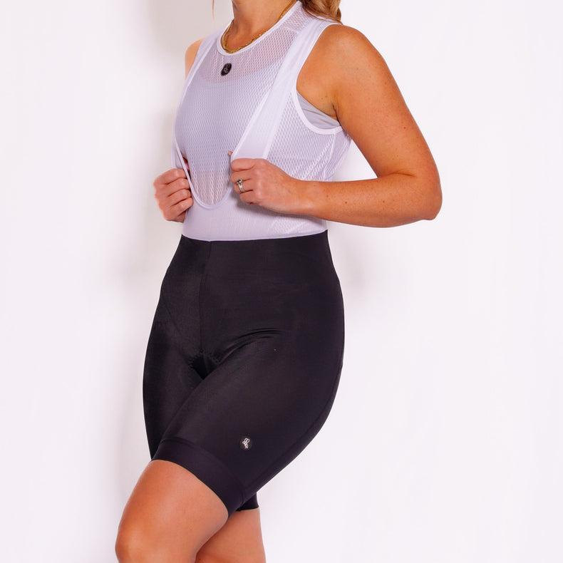 Women's Black Foundation Bib Shorts