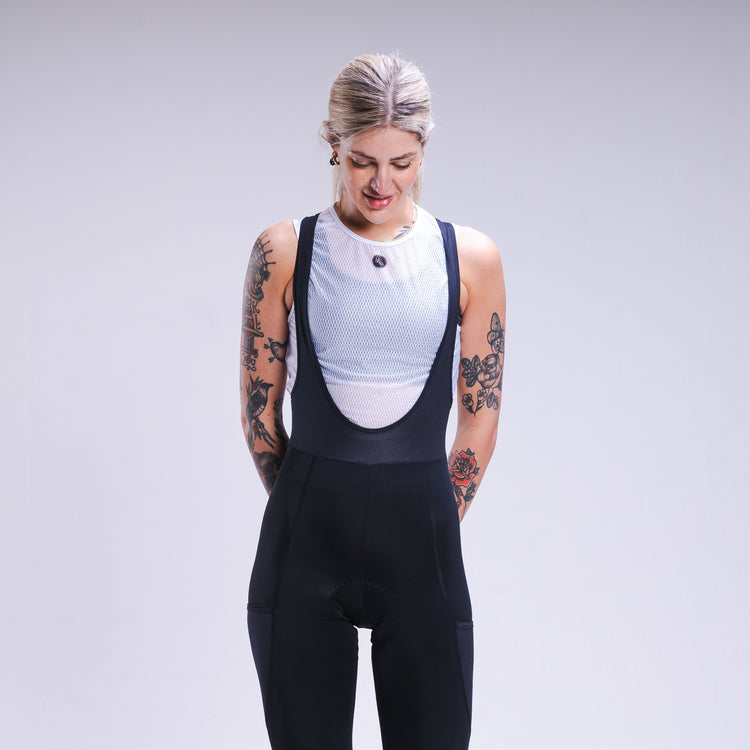 Women's Black Adventure Bib Tights