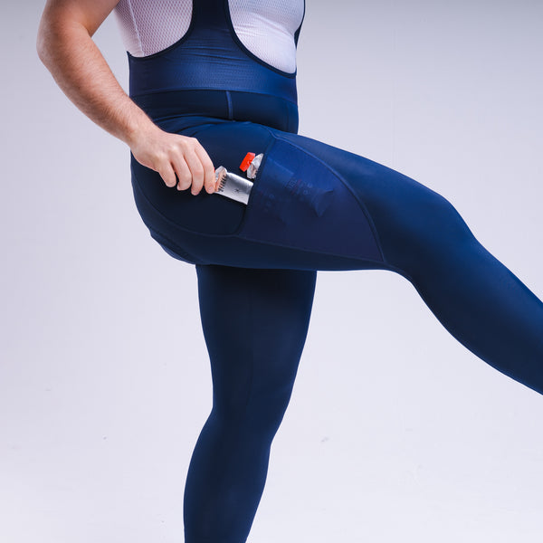 Men's Navy Adventure Bib Tights